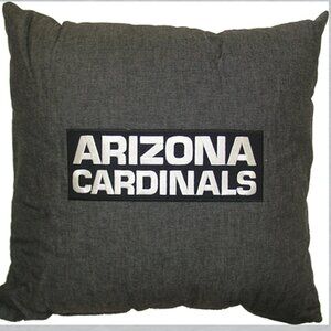 Arizona Cardinals Denim Throw Pillow Measures 14 x 14 inches